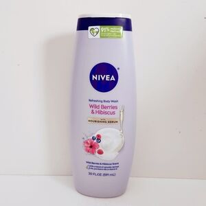 🔮3/$15 Nivea Refreshing Body Wash with Nourishing Serum Wild Berries & Hibiscus